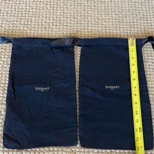 Pair of Vionnet shoe bags
